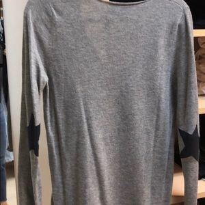 Zadig & Voltaire wool & leather sweater